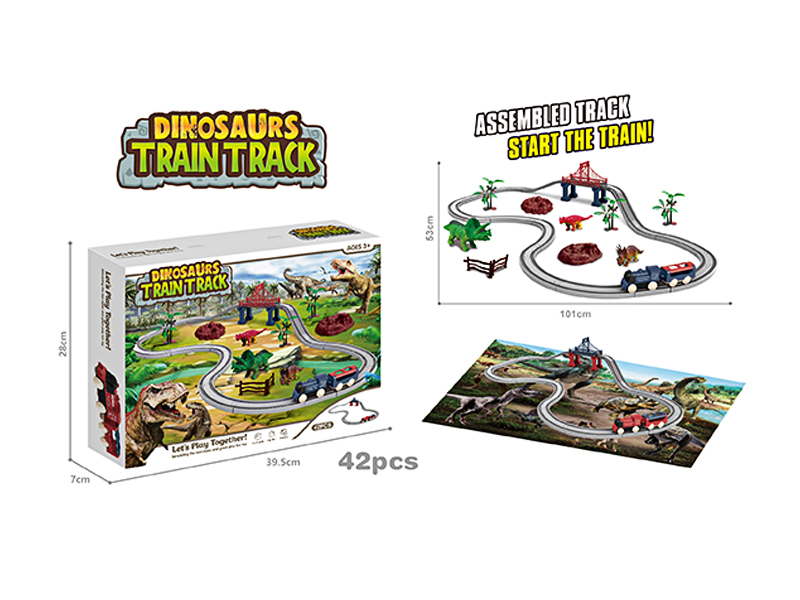 Dinosaur Assembling Rail Train