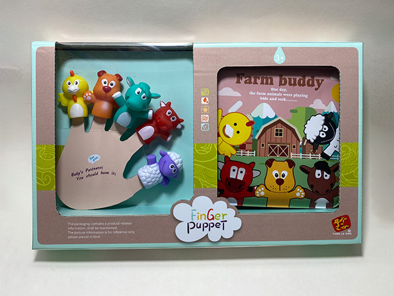 Animal Finger Doll + Bathing Storybook