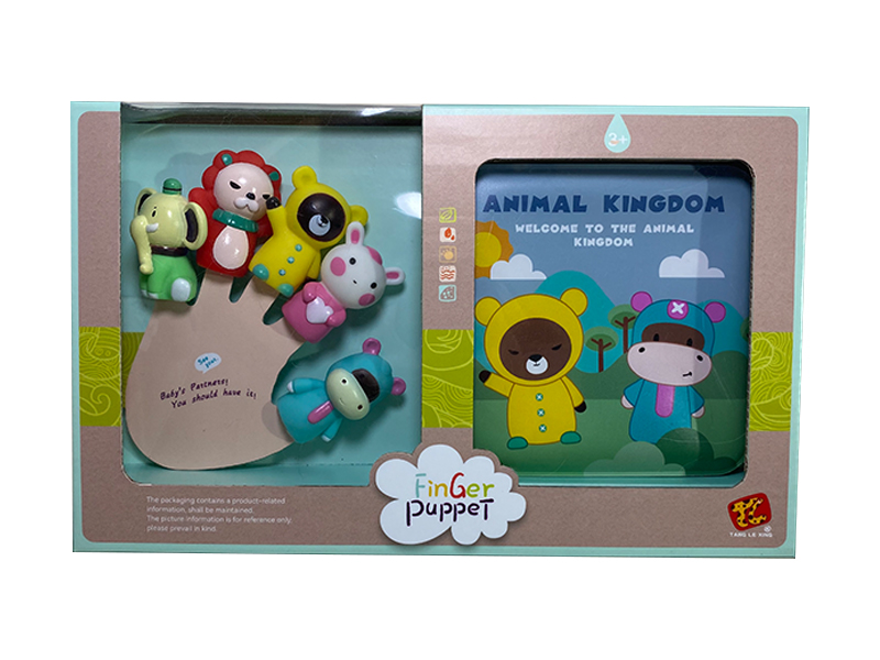 Animal Finger Doll + Bathing Storybook