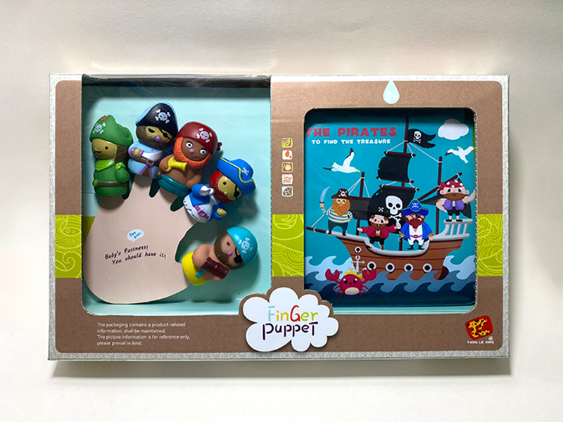 Pirate Finger Doll + Story Bath Book