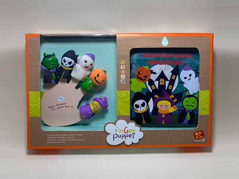 Halloween Finger Doll + Story Bath Book