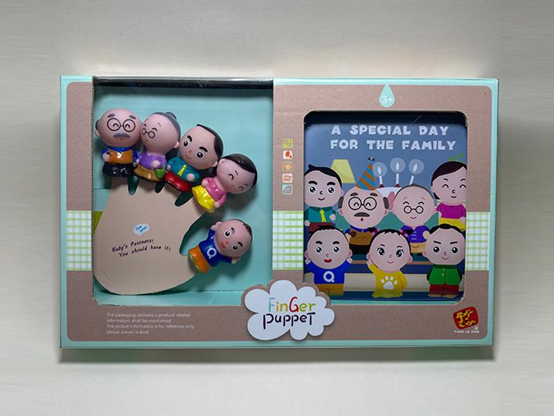 Family Finger Doll + Story Bath Book