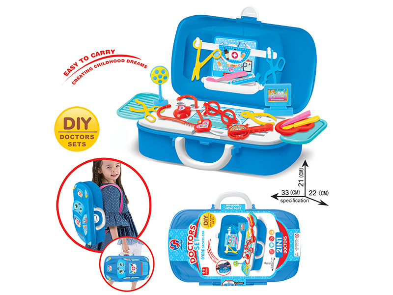 Doctor Set Mini Sports Car Backpack