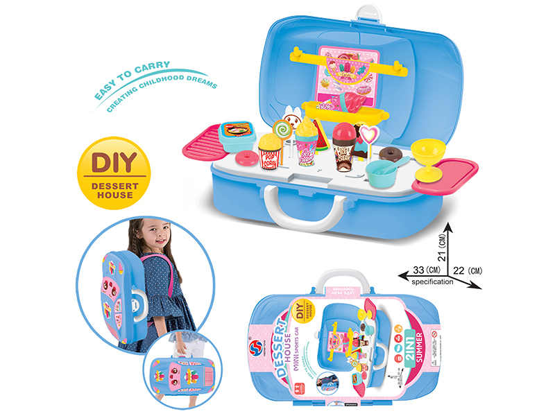 Dessert House Mini Sports Car Backpack