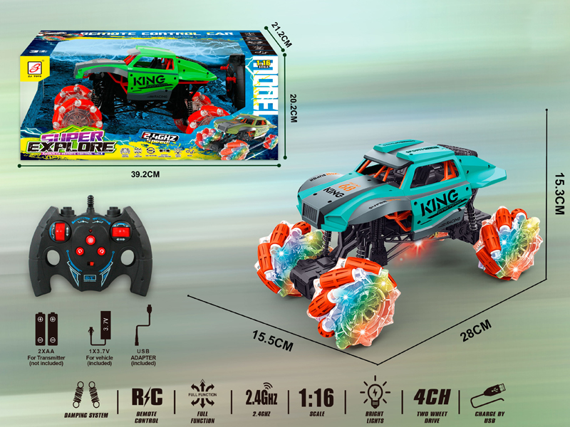 2.4G R/C Large Climbing Side Driving With Lights And Music