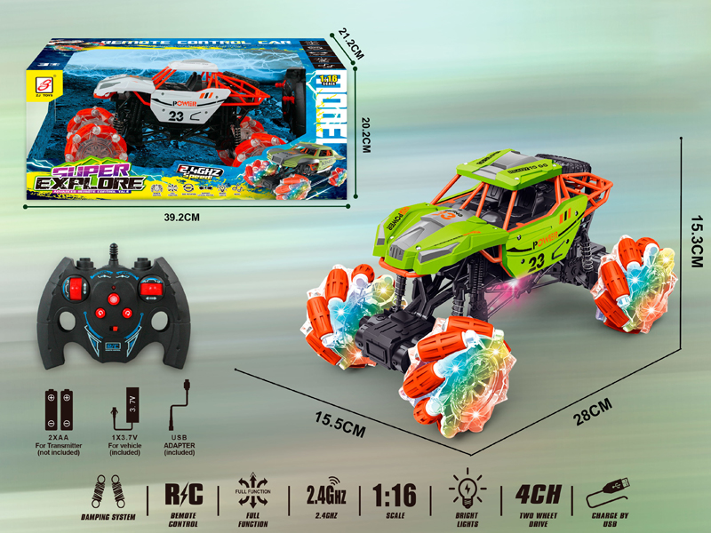 2.4G R/C Small Climbing Side Driving With Lights And Music