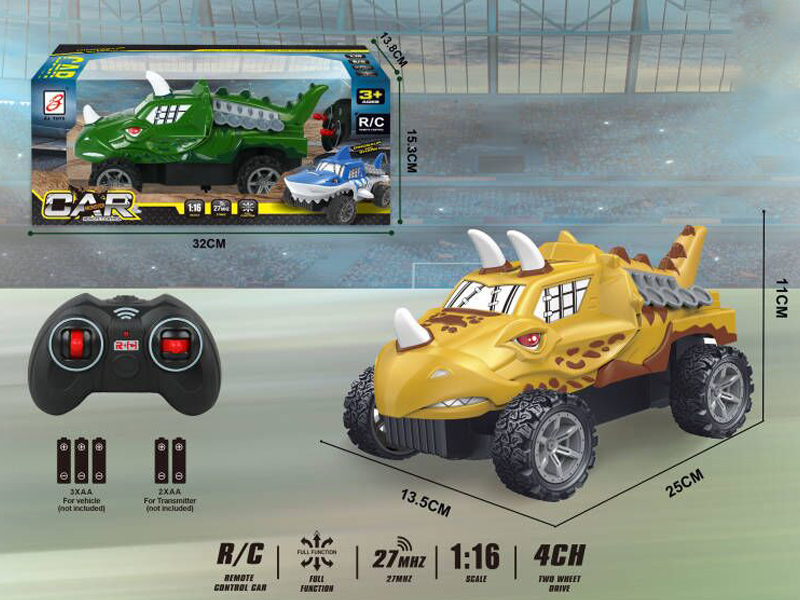 R/C 4Ch Triangle Dragon Car