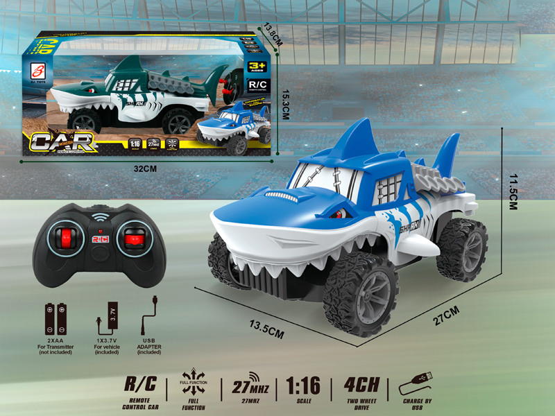 R/C 4Ch Shark Car
