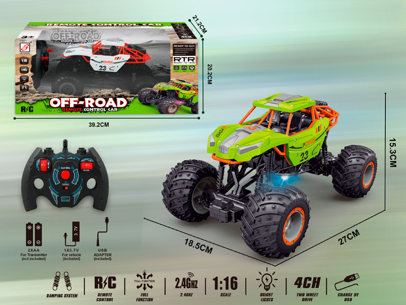2.4G R/C Small Climbing Car With Lights