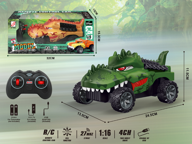R/C 4Ch Dinosaur Car