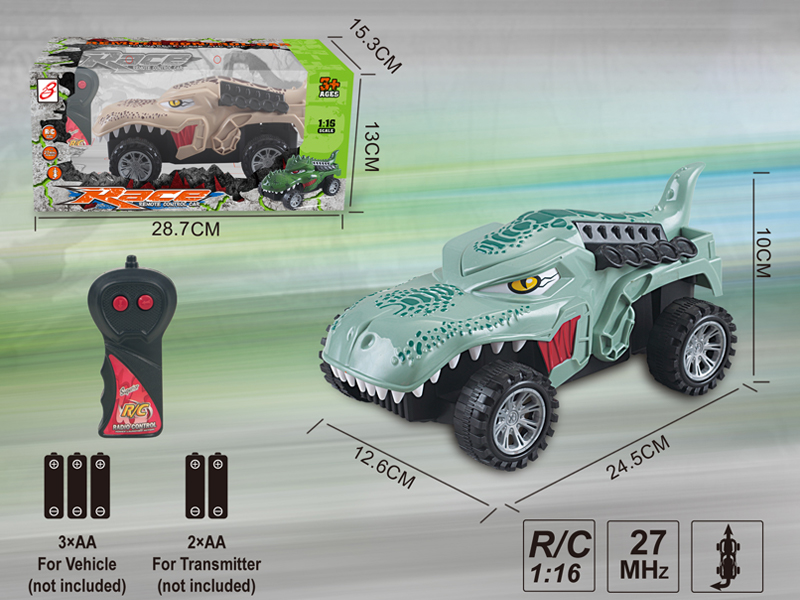 R/C 2Ch Crocodile Car