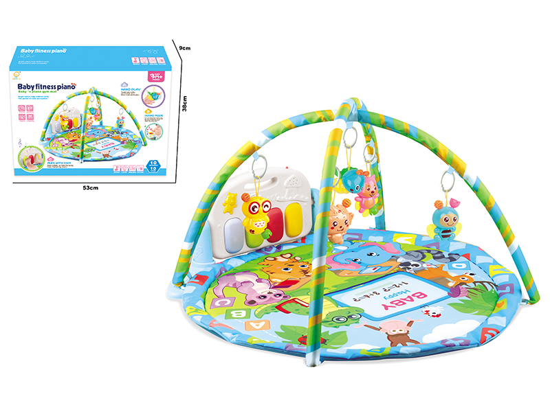 Large Pedal Piano Fitness Blanket (Circular Blanket)