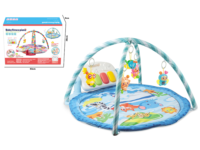 Large Pedal Piano Fitness Blanket (Circular Blanket)