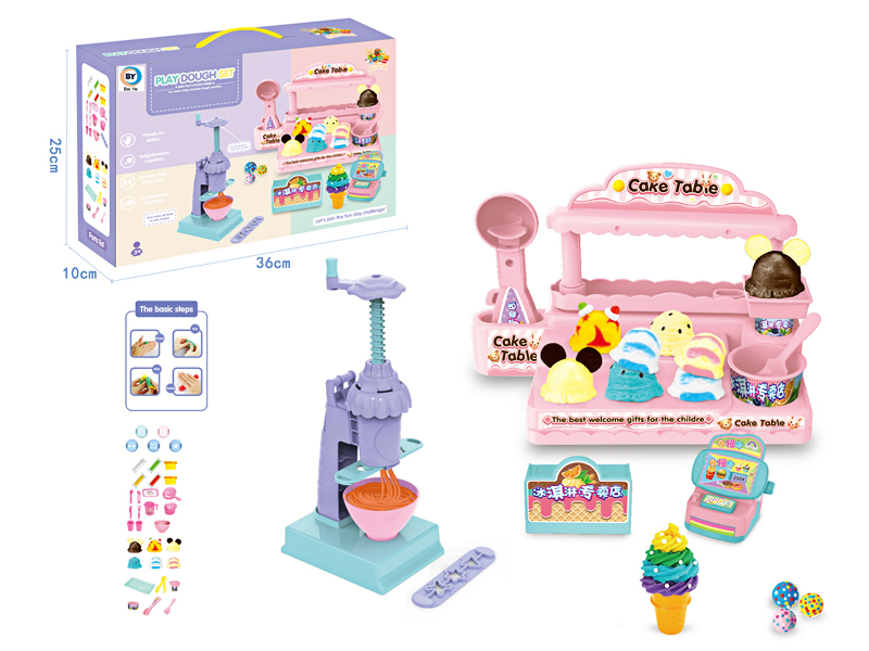 Ice Cream Noodle Machine Colored Mud Set