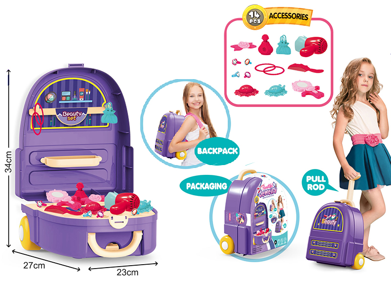 Fashion Makeup Small Backpack
