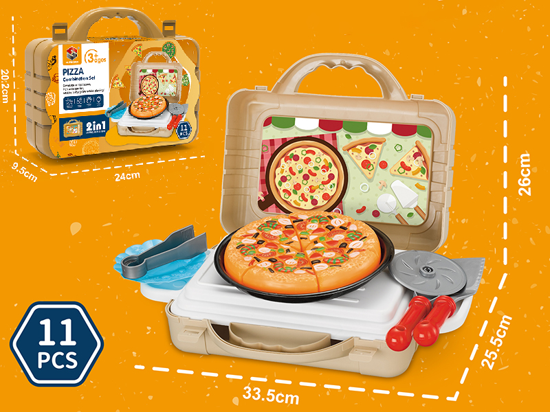 Pizza Combination Set Storage Suitcase 11pcs