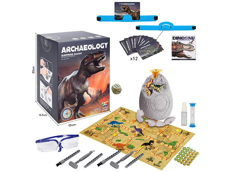 Archaeology Dig Dinosaur Egg Set Deluxe Edition