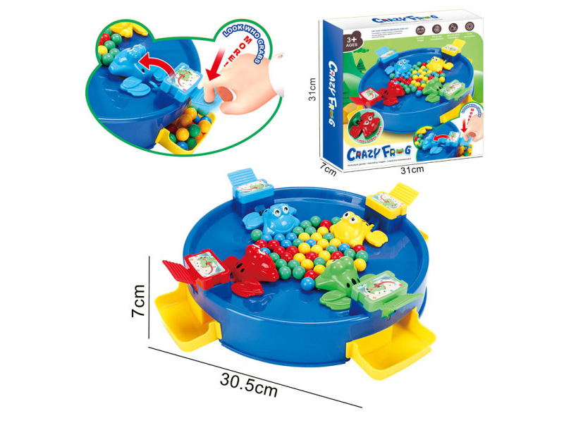 Frog Eating Beans 4-Person Game Toy