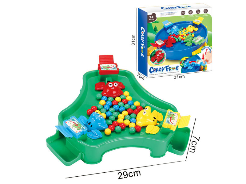 Frog Eating Beans 3-Person Game Toy