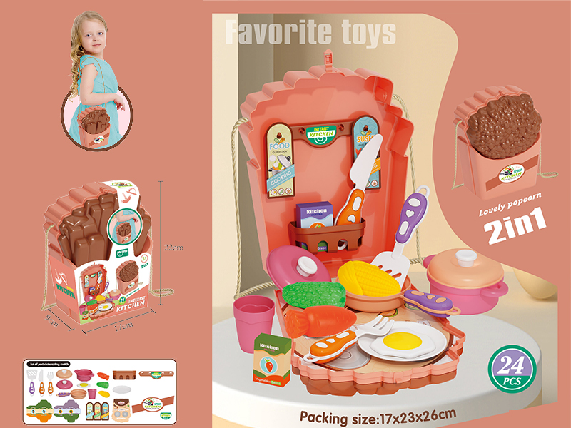 Kitchen Theme Lovely French Fries Popcorn Shoulder Bag 24PCS