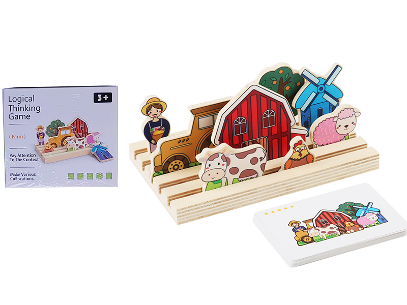 Wooden Logical Thinking Game(Farm)