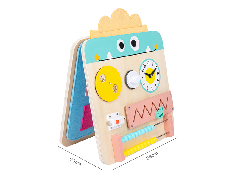 Wooden 2 In 1 Busy Board