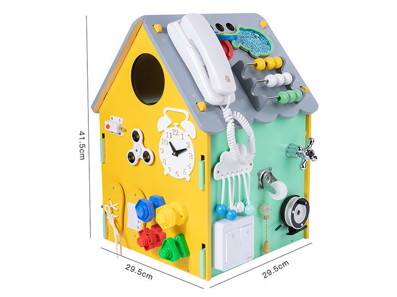 Wooden Multifunction Busy House