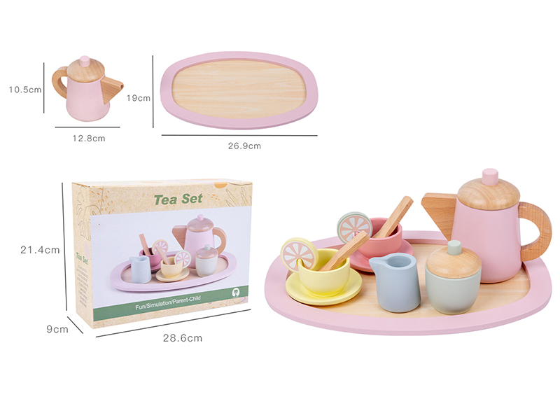 Wooden Tea Set