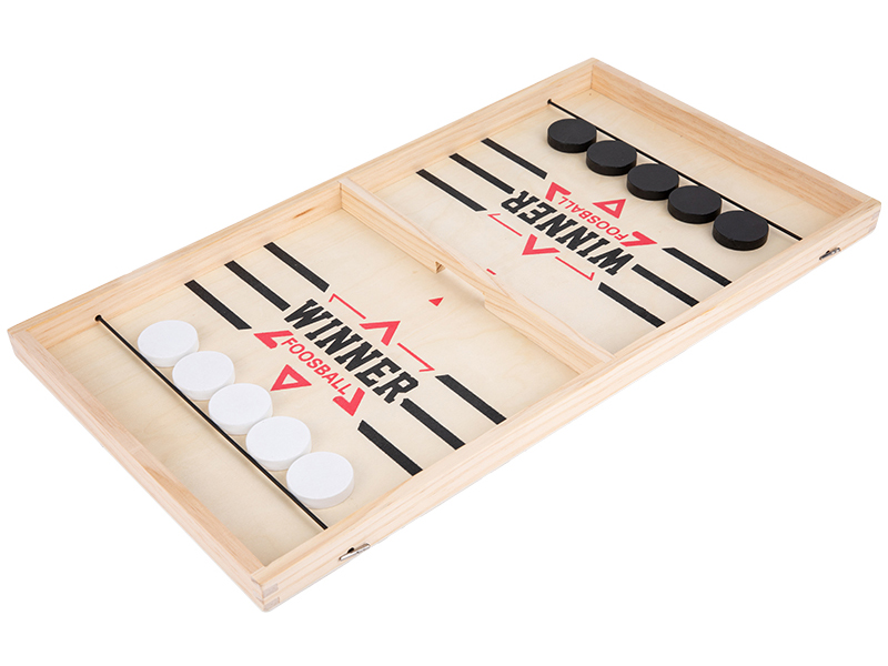 Fast Sling Puck Game Wooden Toy(Large)