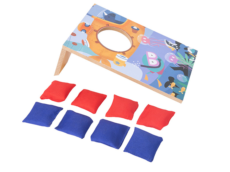 Wooden Sandbag Board Toss Game