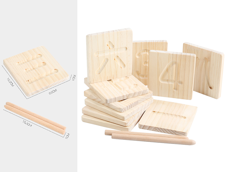 Wooden Double-Sided Writing Exercise Board