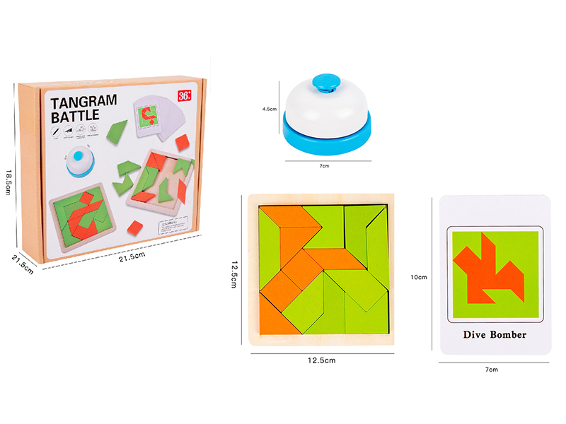 Wooden Tangram Battle