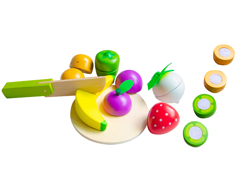 Wooden Cutting Fruit And Vegetable Set (Velcro)