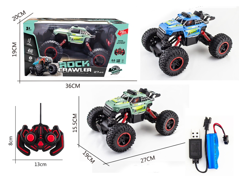 1:12 4Ch 27Mhz R/C Sclimbing Lamp Light Shift (Including Electricity)