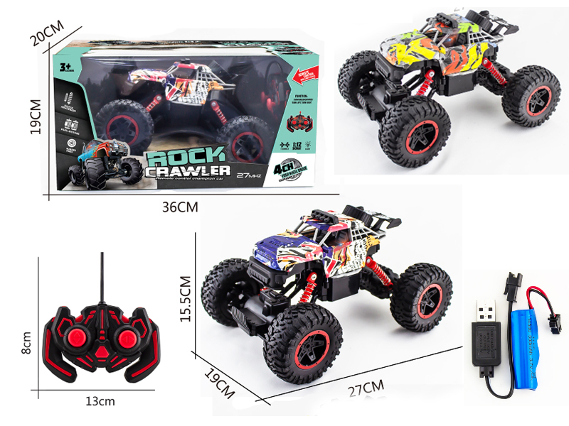 1:12 4Ch 27Mhz R/C Watermark Cooluze Climbing Car Light (Including Electricity)