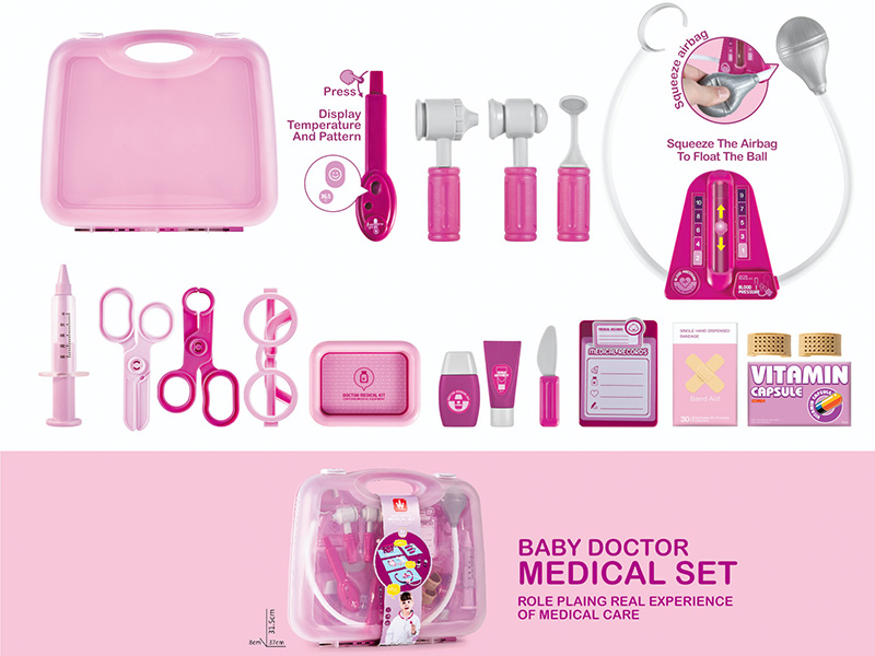 Baby Doctor Medical Set Suitcase (22PCS)
