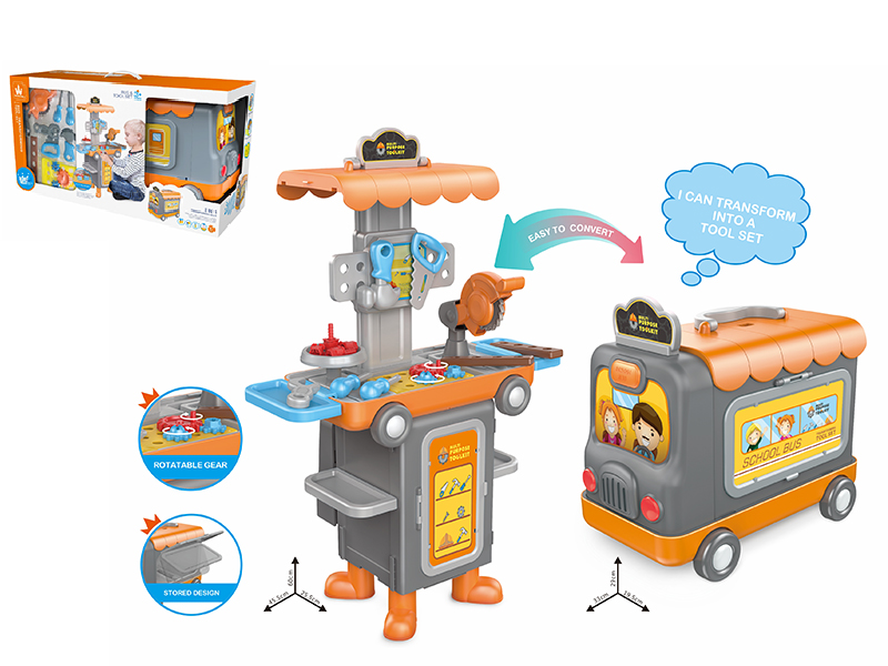 2 In 1 Deformation Bus & Tool Stand