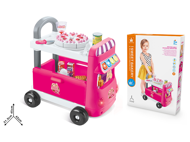 Sweet Bakery Multifunction Tableware Cart