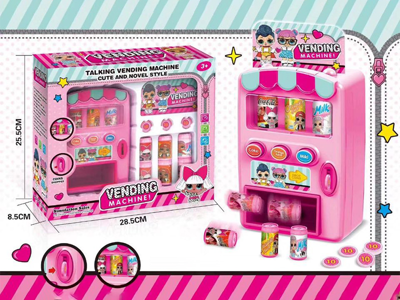 B/O Surprise Doll Beverage Vending Machine