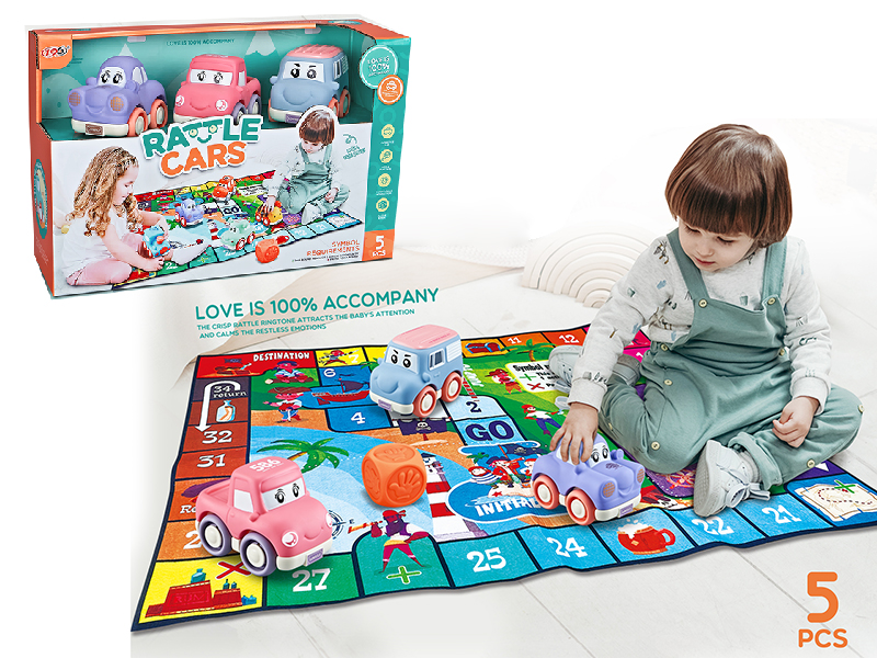 Chess Blanket Slide Vinyl Car (With Bell)