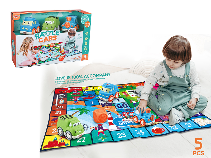 Chess Blanket Slide Vinyl Car (With Bell)