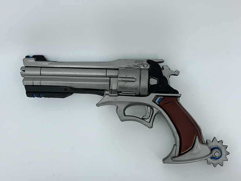 PU Silver Cowboy Gun