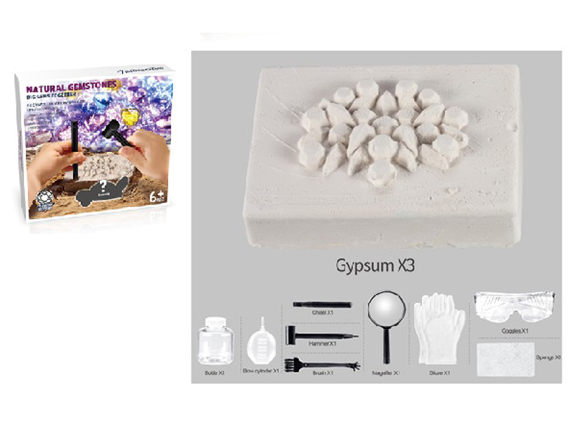 Archaeology Natural Gemstones Set