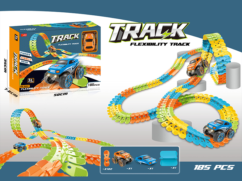 185PCS B/O Rail Car