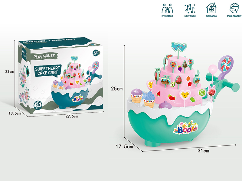 B/O Go And Bump Cake Cart