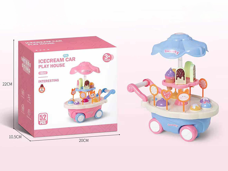 B/O Go And Bump  Ice Cream Cart