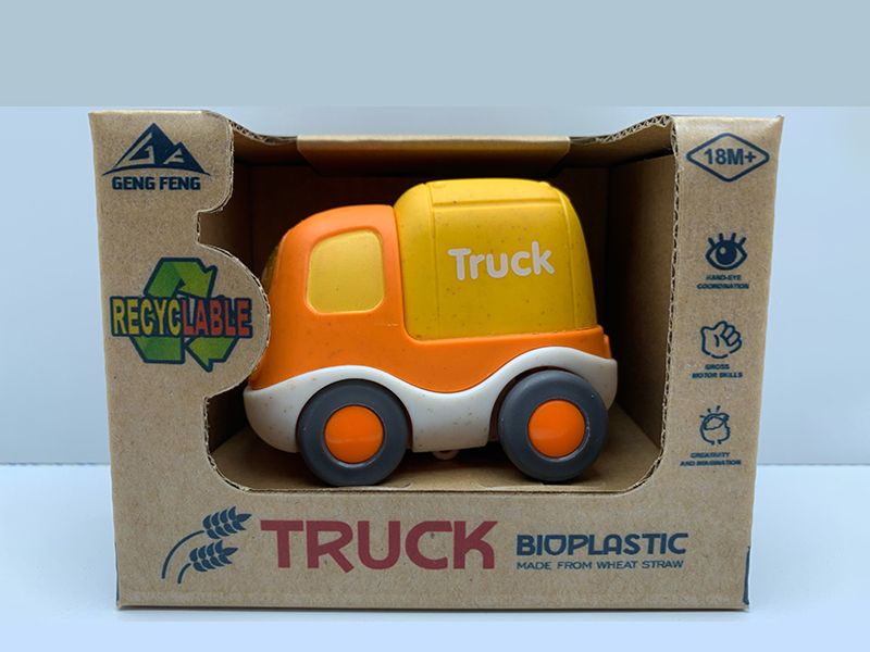 Slide Straw Cartoon Scooter