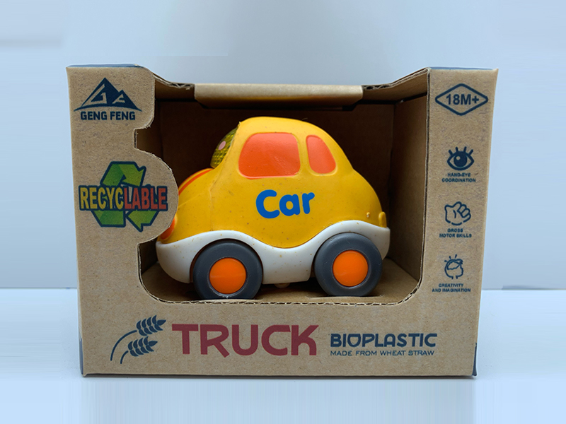 Slide Straw Cartoon Scooter