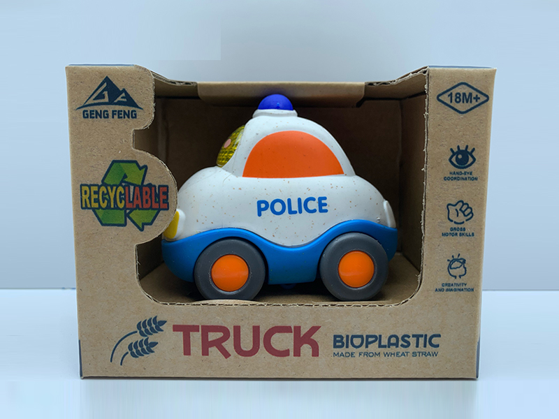 Slide Straw Cartoon Scooter