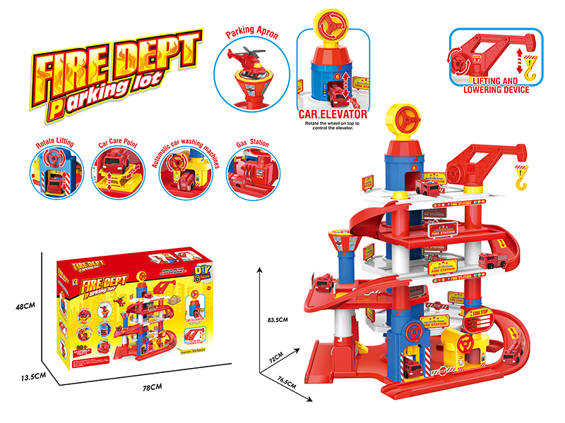 Fire Engine Parking Lot